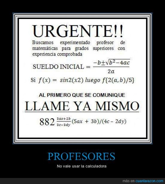 trolls,esas operaciones de mates con numeros y letras,profesores,mates